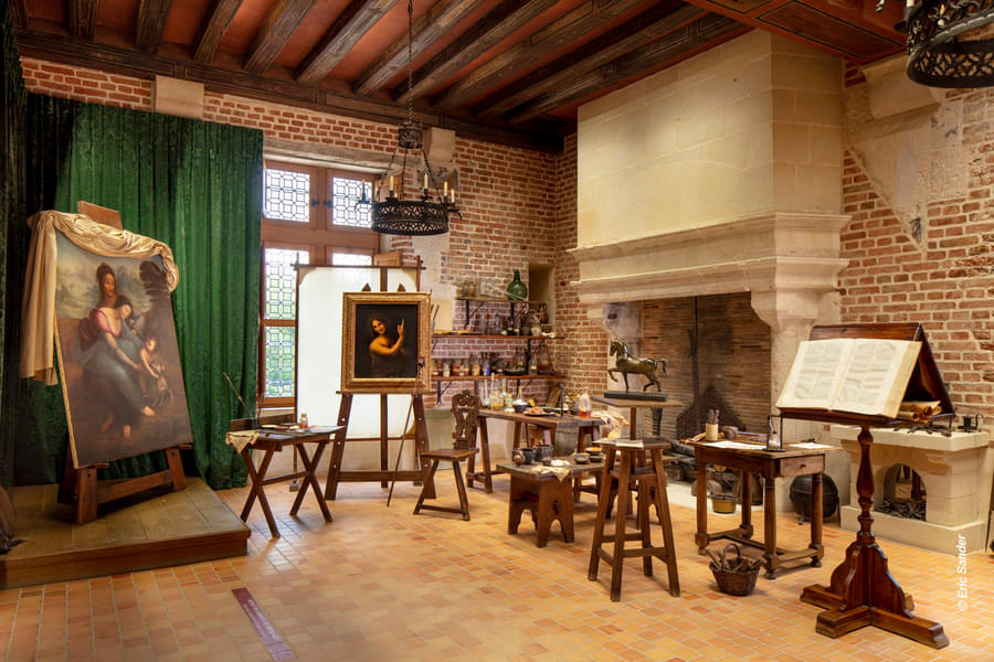 See the rooms where Da Vinci spent last few years of life in creating new artworks and designs