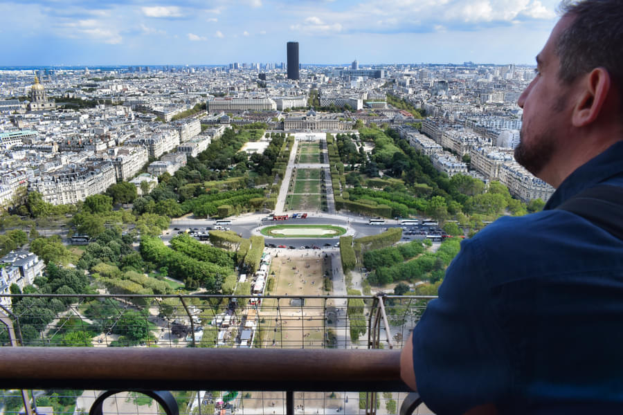 Admire the stunning views of Paris from the Eiffel Tower