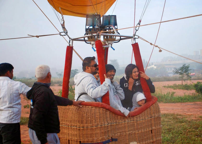 Hot Air Balloon In Bangalore Image