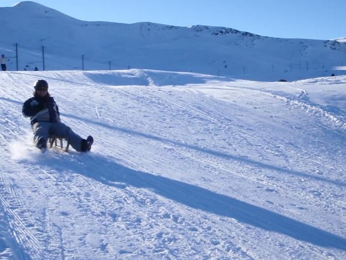 sledding