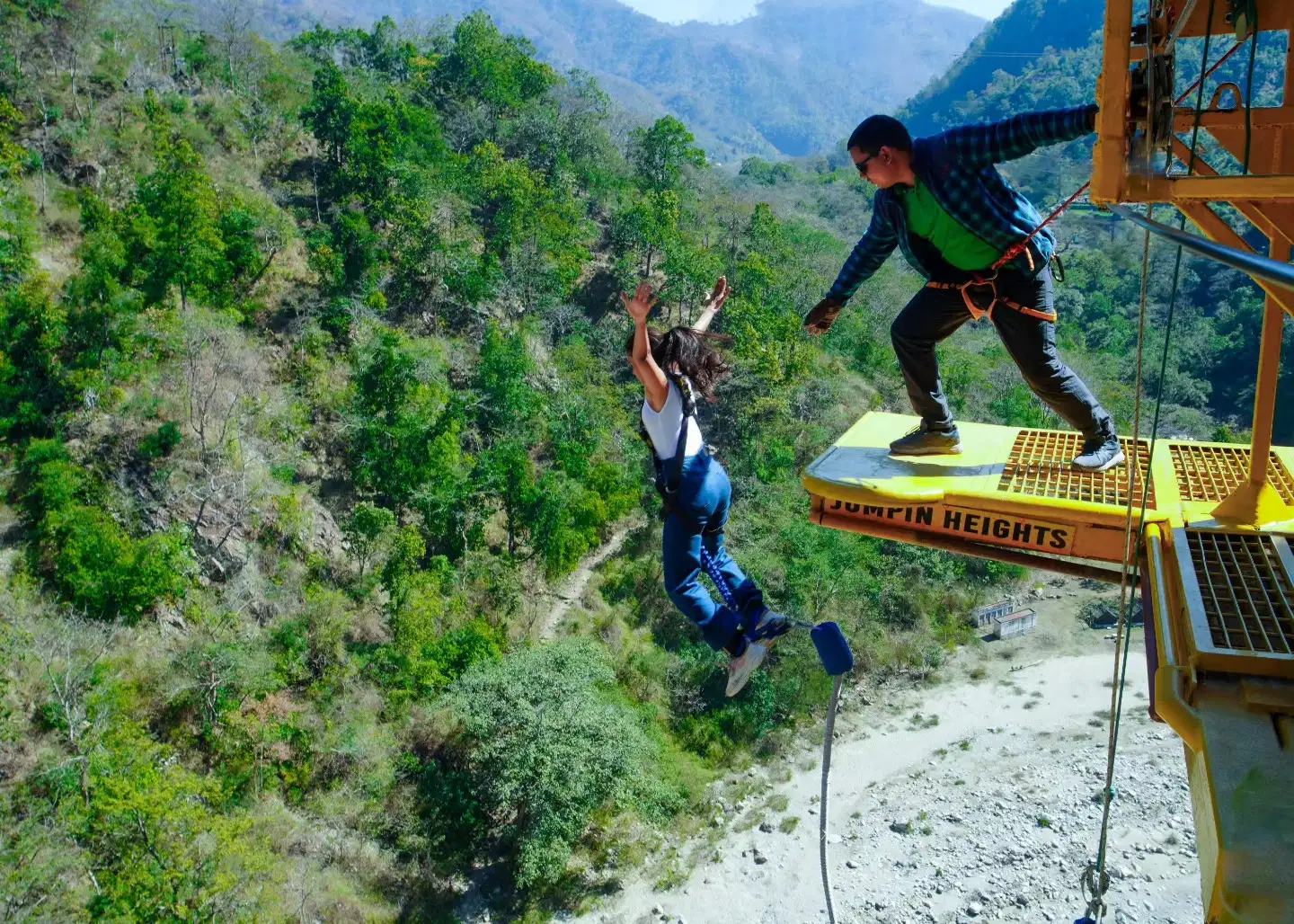 Bungee Jumping in Rishikesh by Jumpin Heights - Flat INR 500 Off