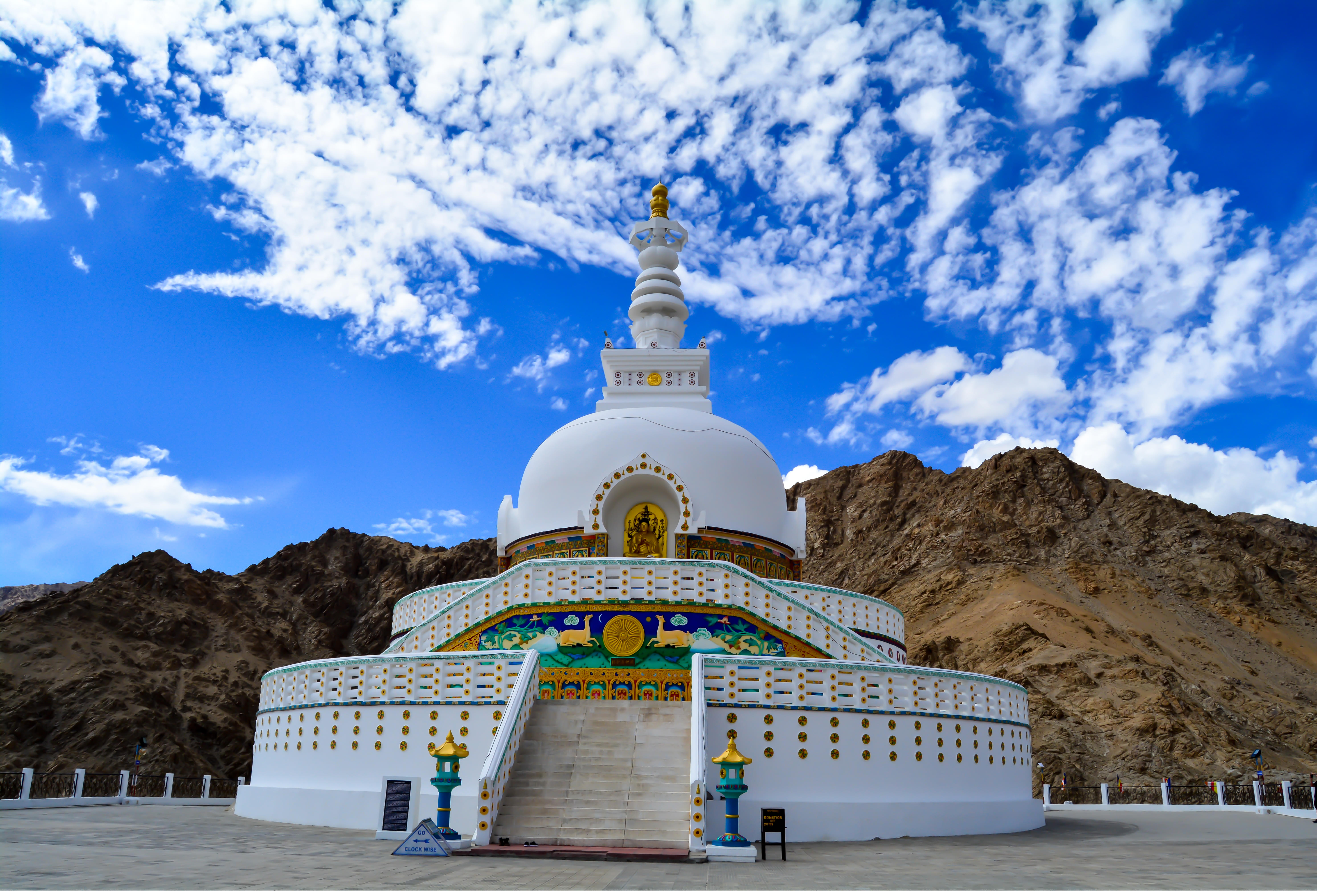 History of Shanti Stupa