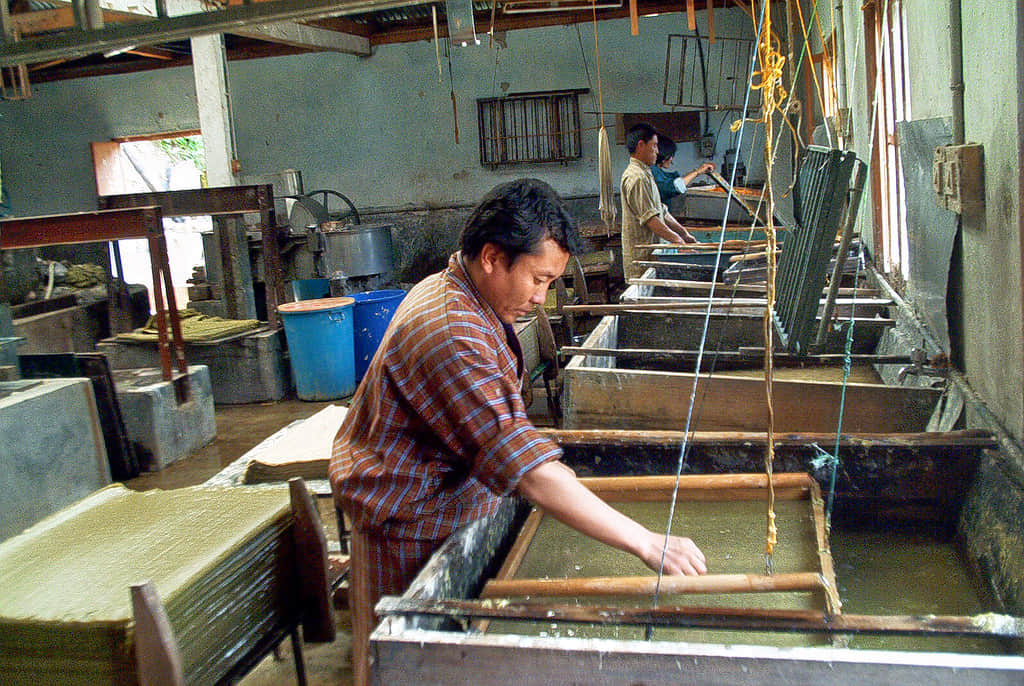 Jungshi Handmade Paper Factory, <em>Thimphu City</em>