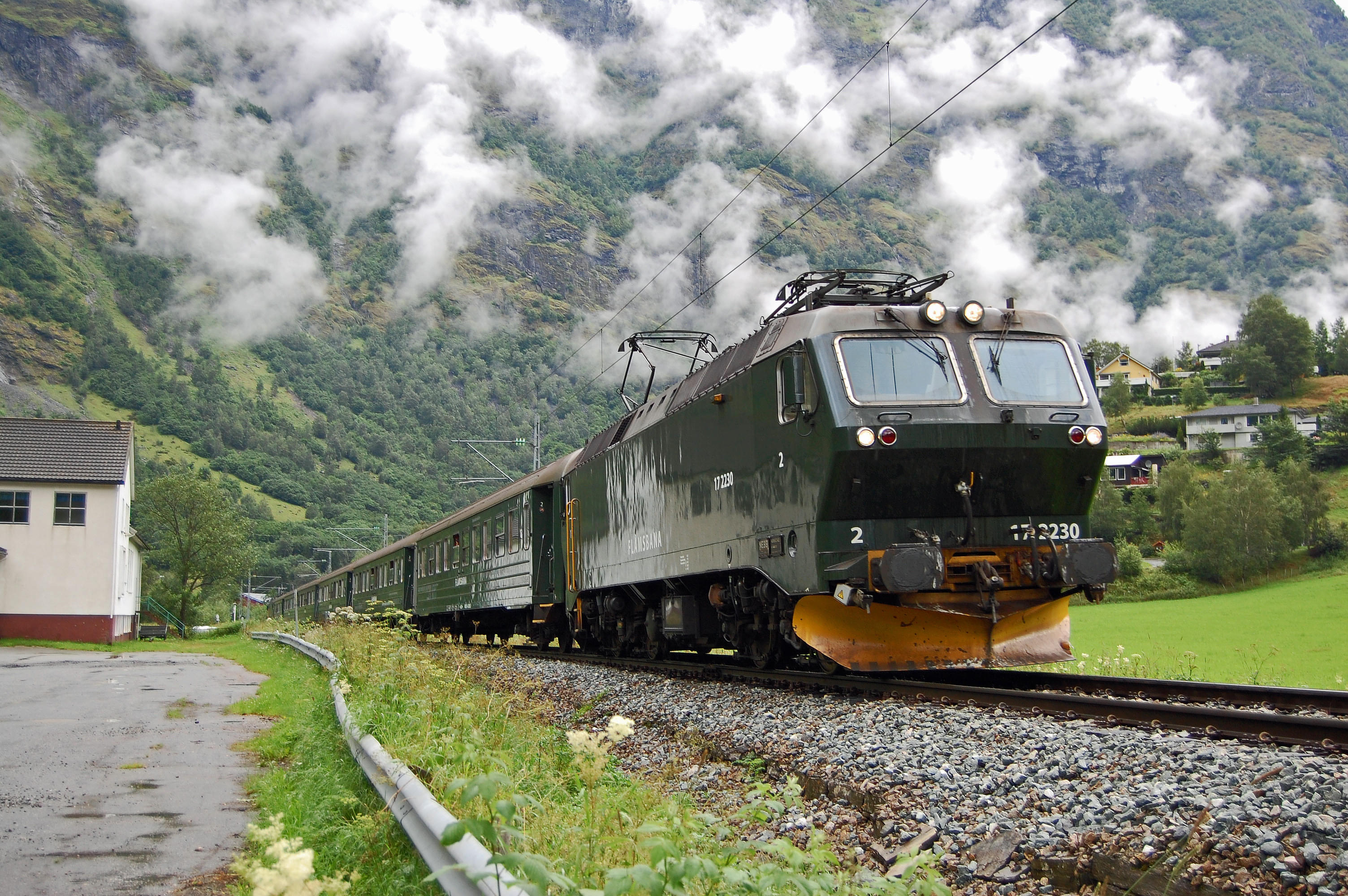 Take a scenic ride on the Flam Railway