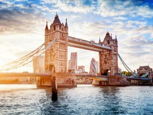 See the prominent sites of London from the Tower Bridge