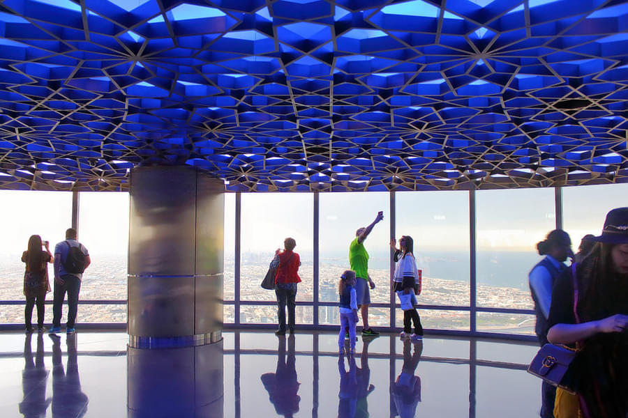Stroll the halls of the Burj Khalifa and admire the beauty of it