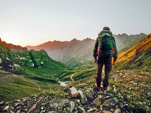 The snow covered and the lush meadows are definitely most beautiful views of Himalayas.