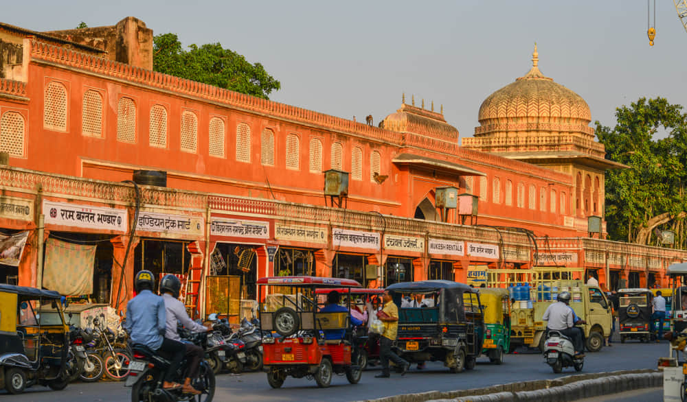 Cycle through the Pink City