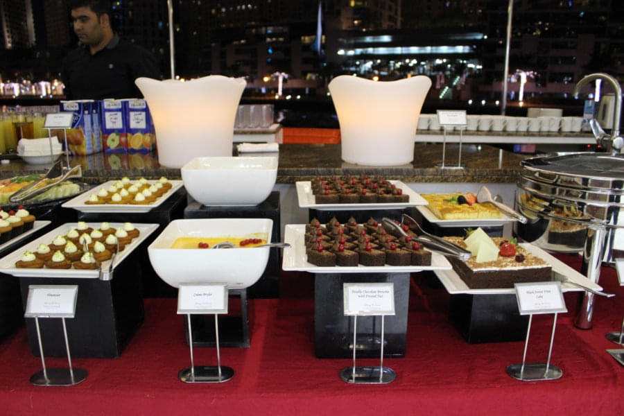 Savour a large selection of desserts
