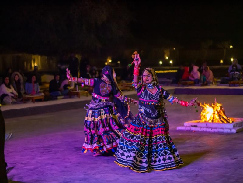 Camping in The Middle of Khuri Desert, Jaisalmer Image