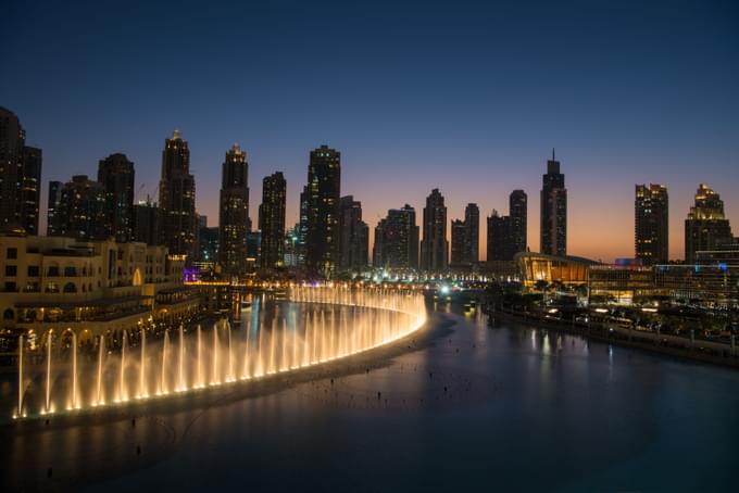 Dubai Fountain Lake Ride