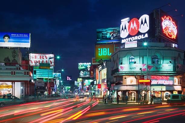 Catch the Evening Buzz of Neon Lights