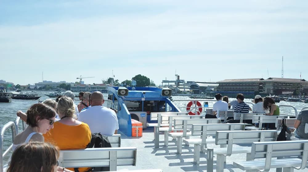 Hop On Hop Off Ferry Bangkok Image