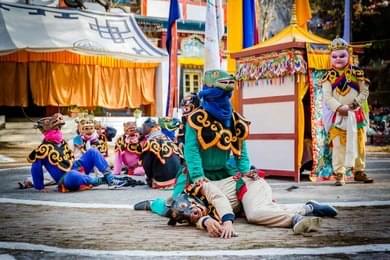 Attend the Cham (Masked) Dance
