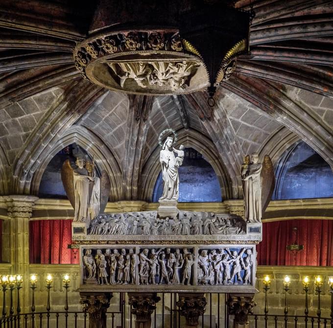 The Crypt of Cathedral of Barcelona