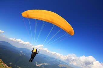 Paragliding at Nandi Hills