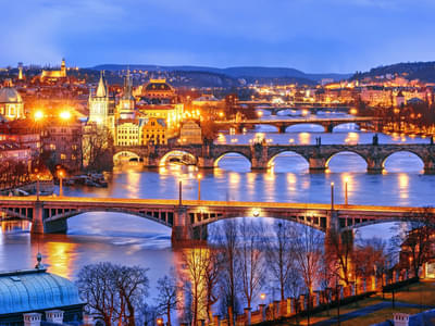 View the gorgeous locations of Prague from the waterside