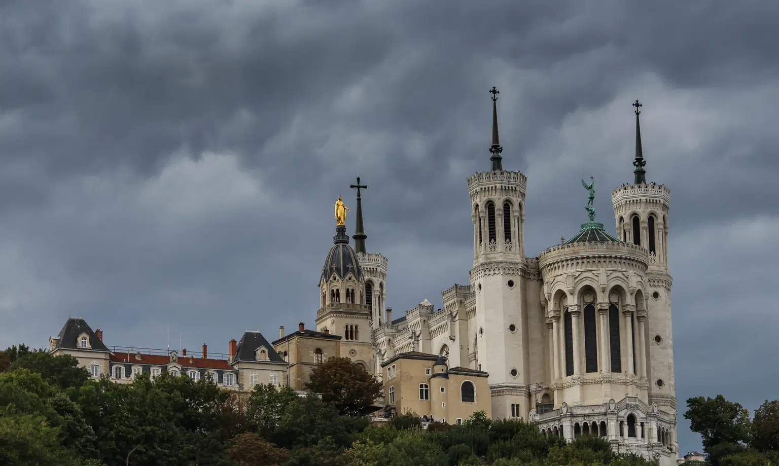 Basilica of Notre Dame de Fourviere, <em>Lyon</em>