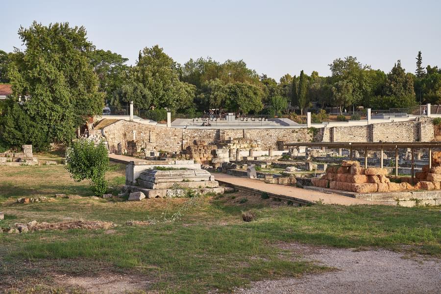 Dipylon Gate At Archaeological Site of Kerameikos