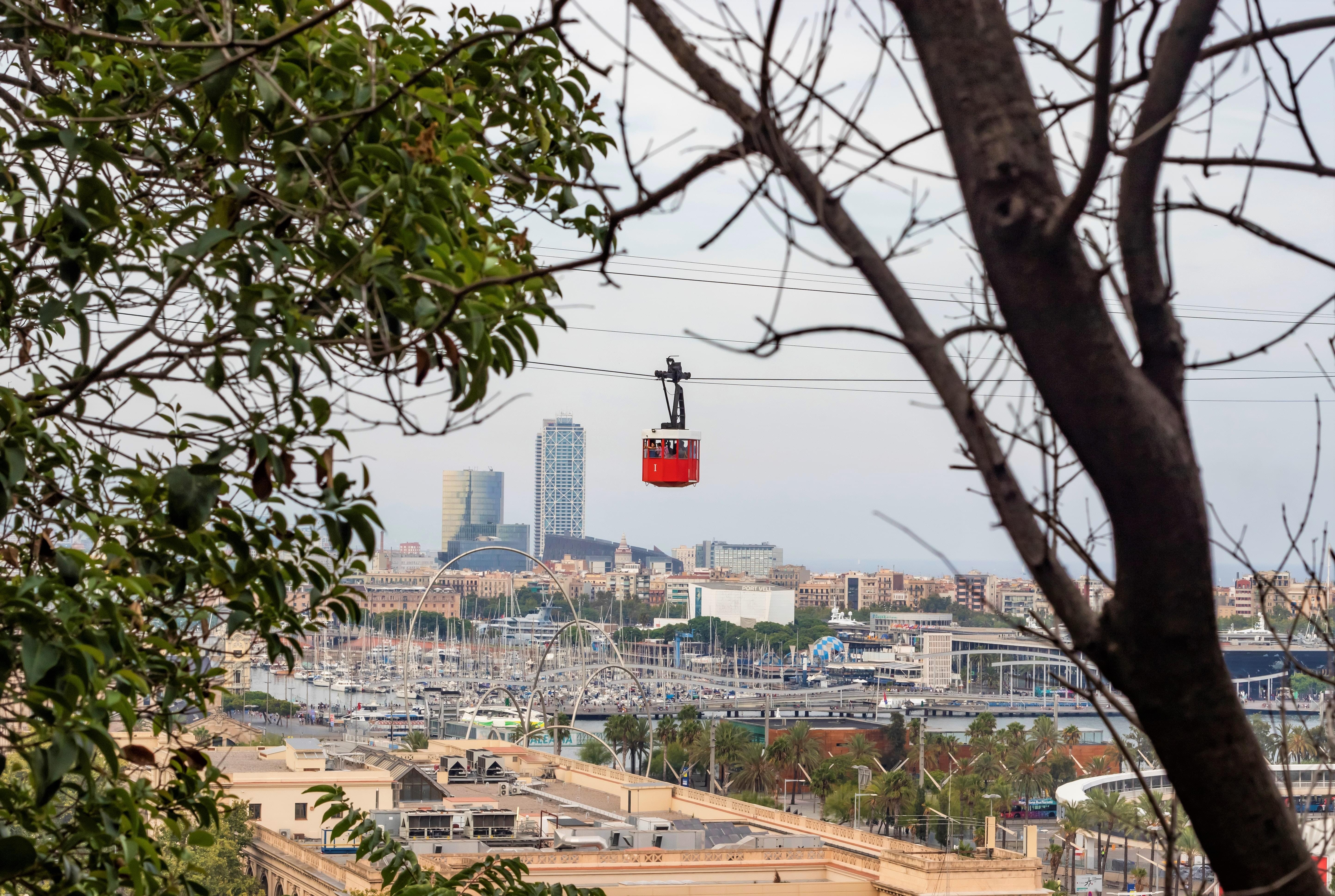 Cable Car in Barcelona