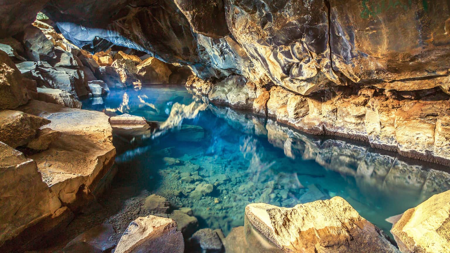Grjotagja Cave, <em>Iceland</em>