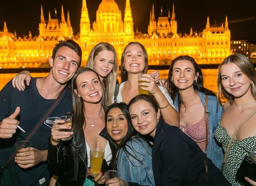 River Danube Boat Party, Budapest Image