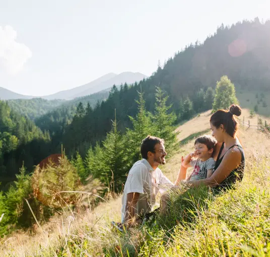 Family enjoying vacation in Wayanad