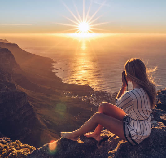 Bask in gorgeous 360-degree views from Table Mountain