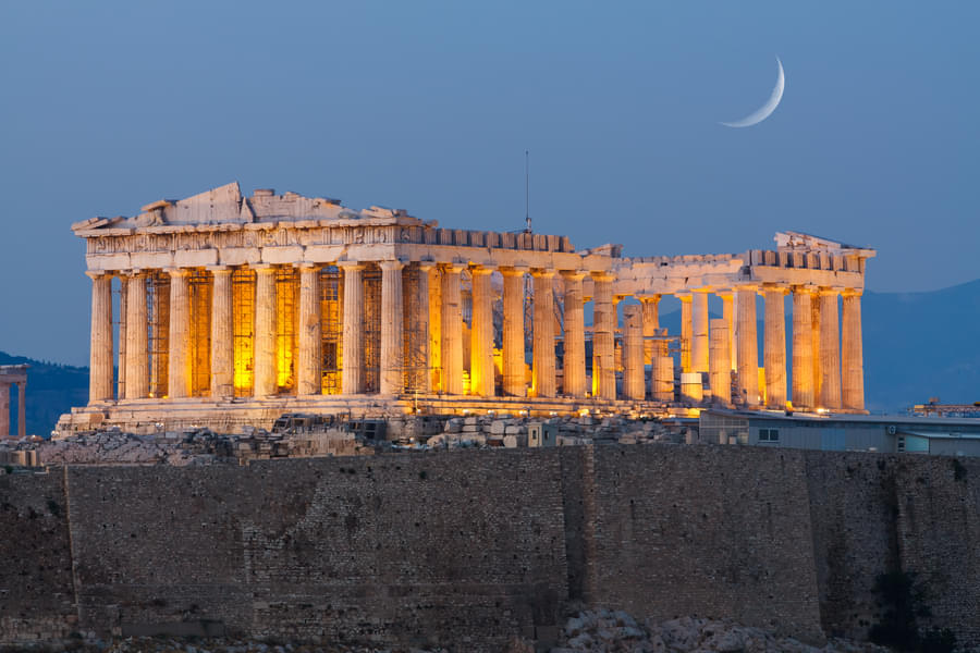 Take a night tour of the Acropolis