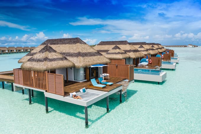 Stay in comfort at the luxurious villas of Pullman Maldives All-Inclusive Resort