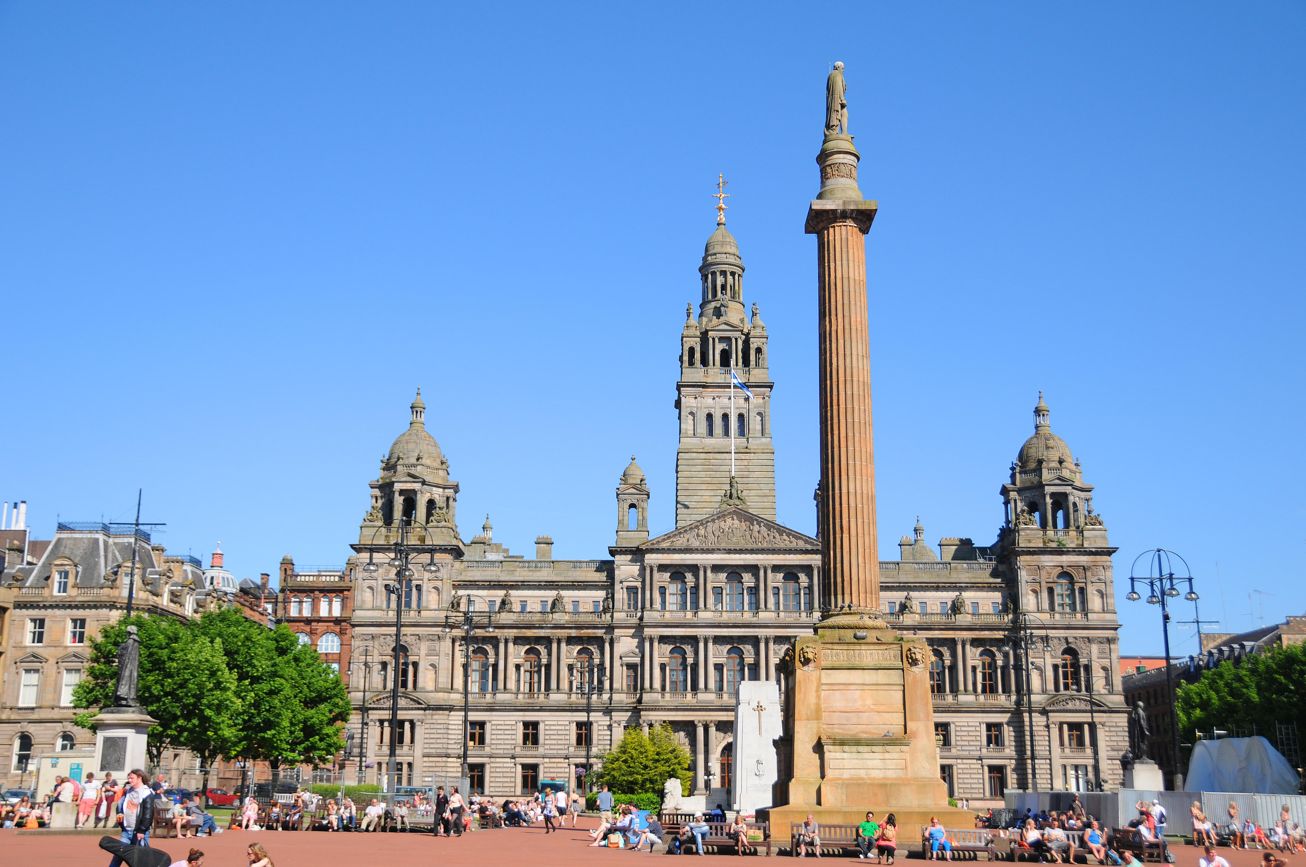 George Square And The Merchant District 