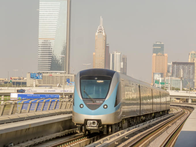 Metro in Dubai