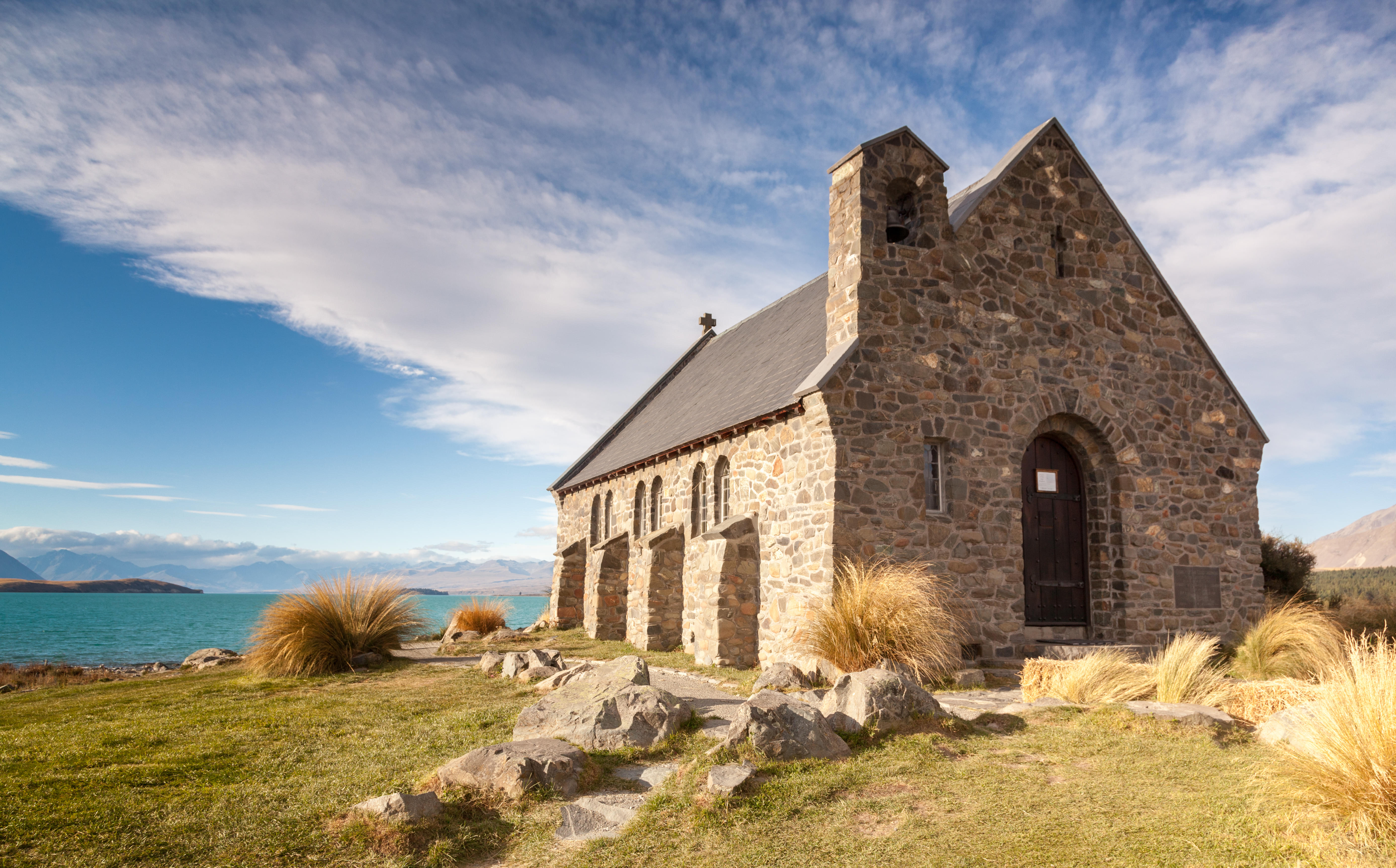 Lake Tekapo and the Church of the Good Shepherd