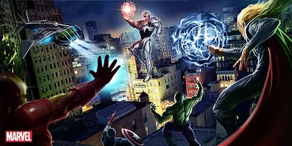 Avengers-marvel Battle Ultron Ride at IMG 