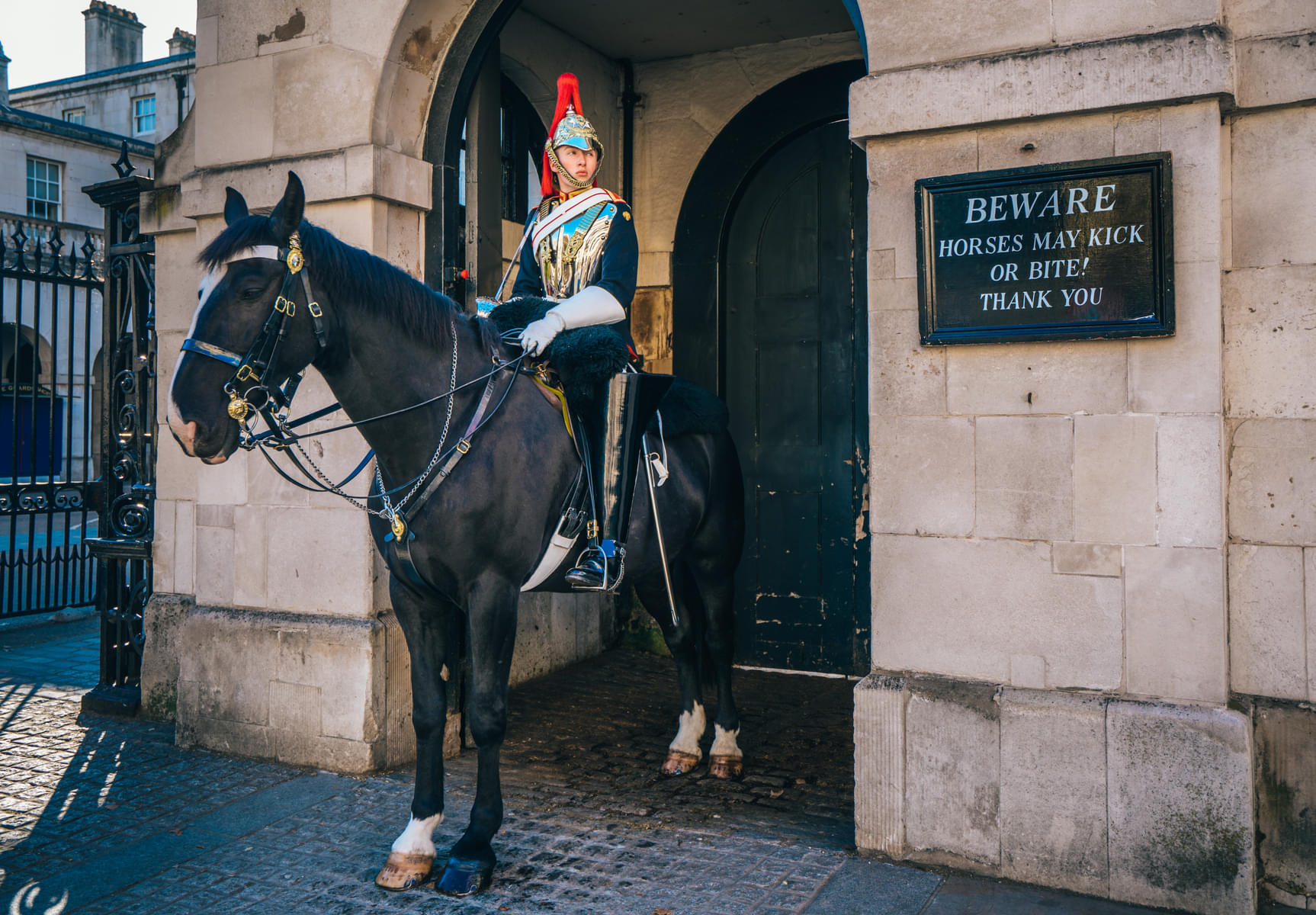 See soldiers and their horses in action at The Household Cavalry Museum