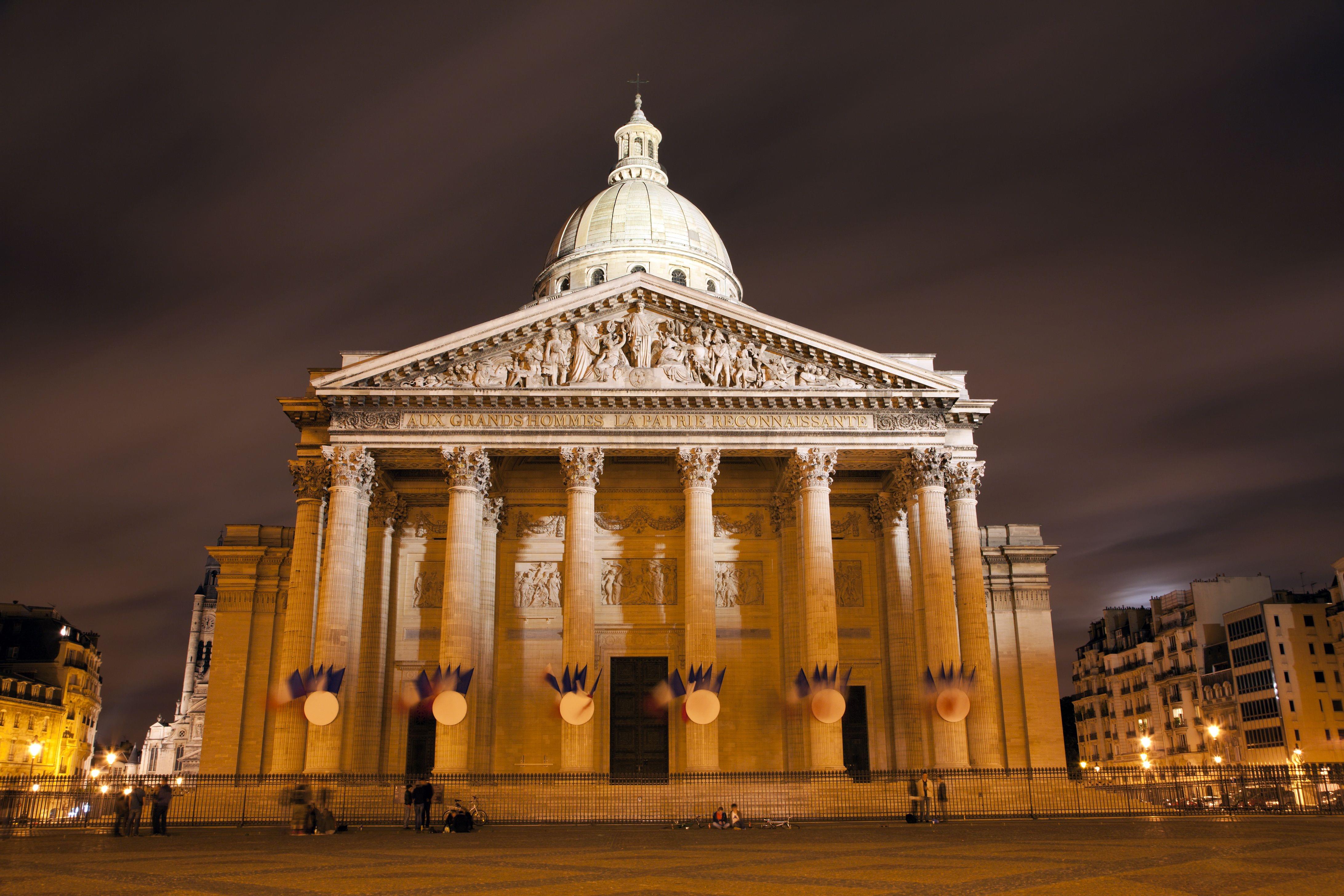 Pantheon Paris at Night