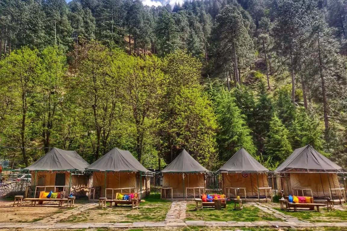 Overnight Swiss Tent Stay in Chopta