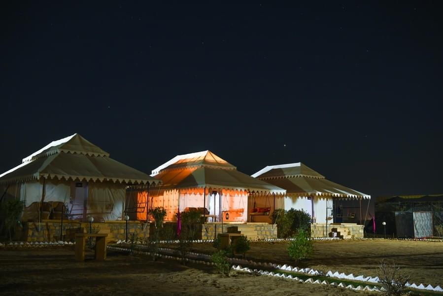 Luxury Camping in Jaisalmer with Candle Light Dinner Image