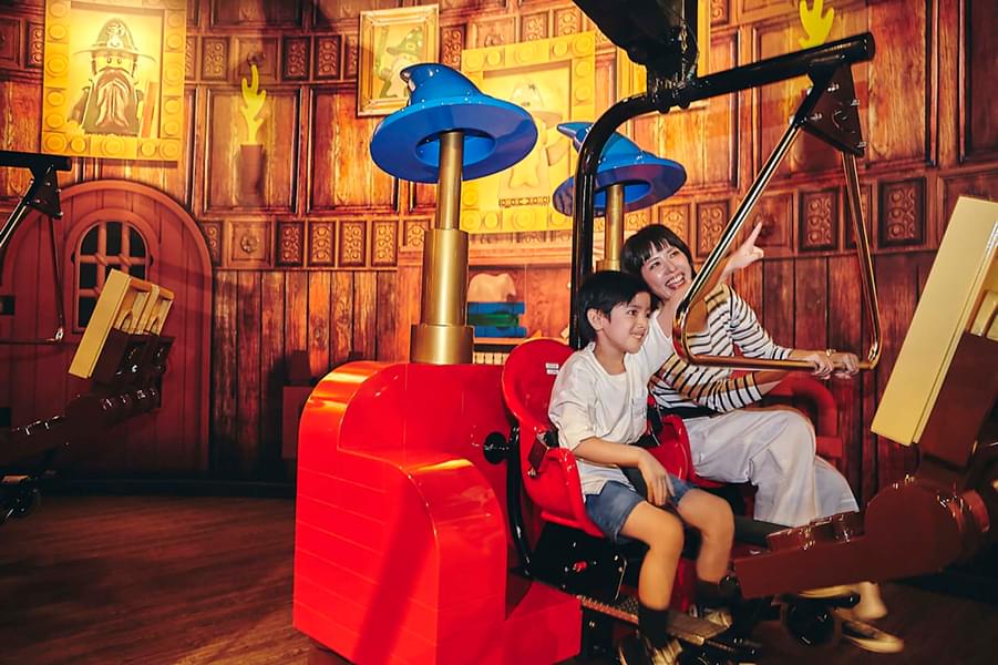 Pedal as high as you can with a ride on the Merlin's Apprentice