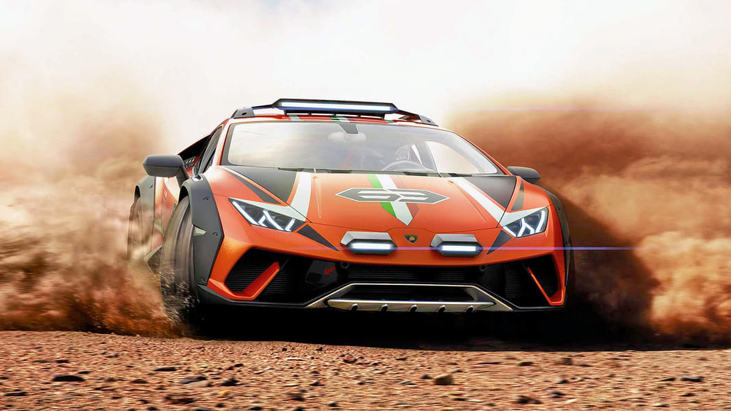 Lamborghini Huracan Desert Driving Tour In Dubai  Image