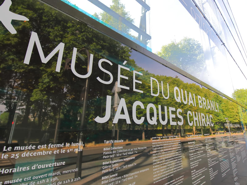 Quai Branly Museum Tickets, Paris