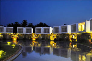 The beautiful resort