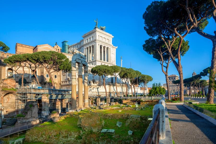 Wander through the archaeological treasures of the Roman Forum