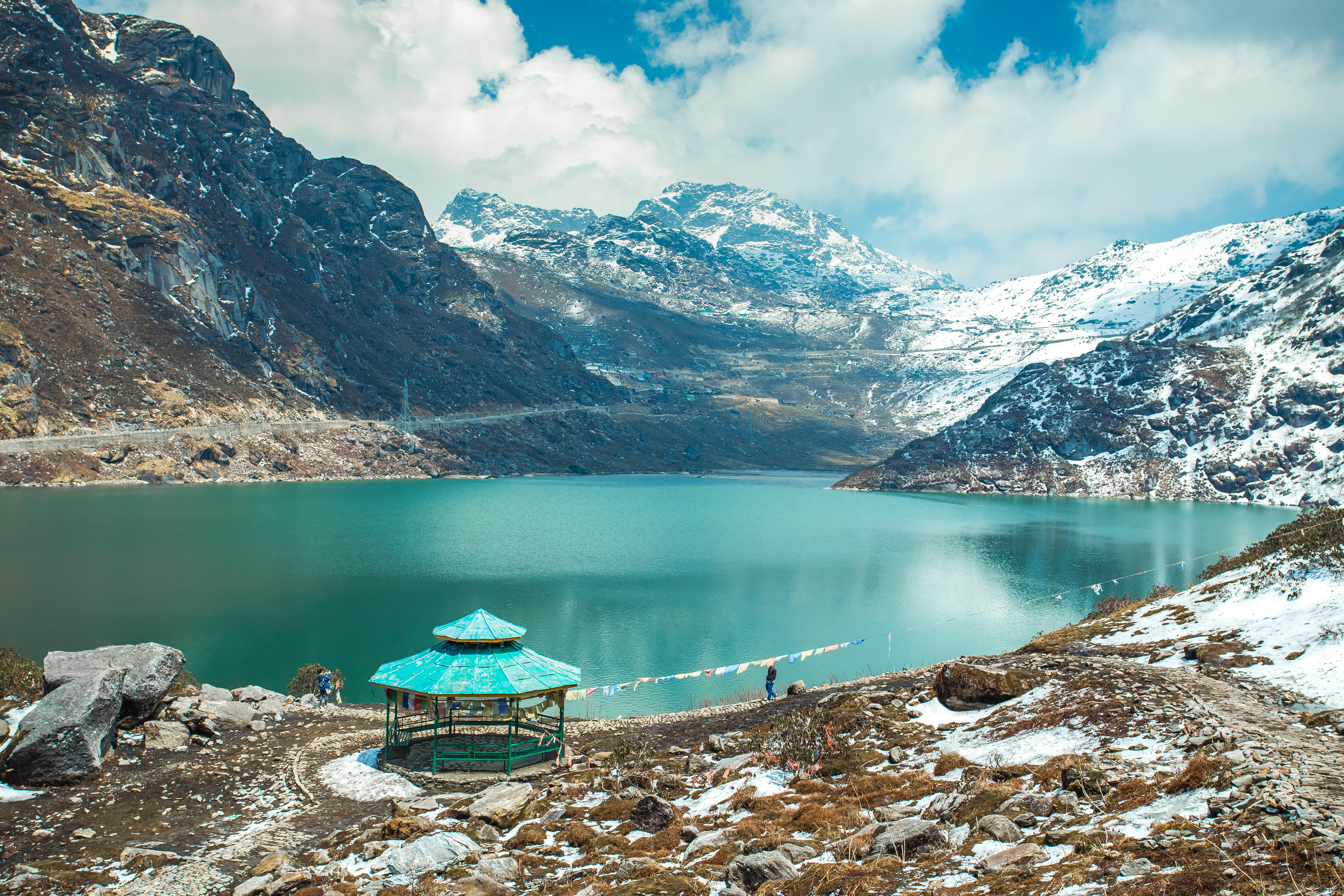 Beautiful view of Tsomgo Lake, Gangtok