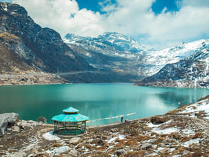 Beautiful view of Tsomgo Lake, Gangtok