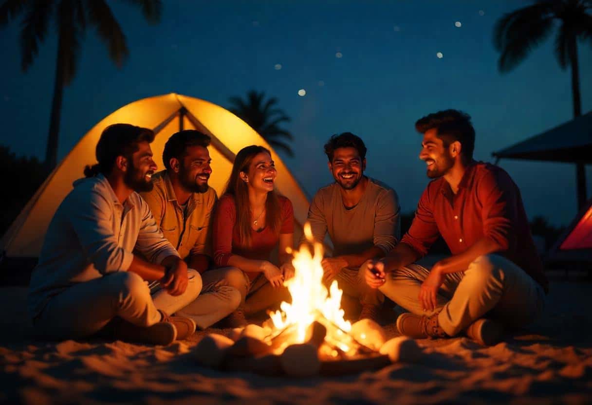 Camping at Kelva Beach, Mumbai