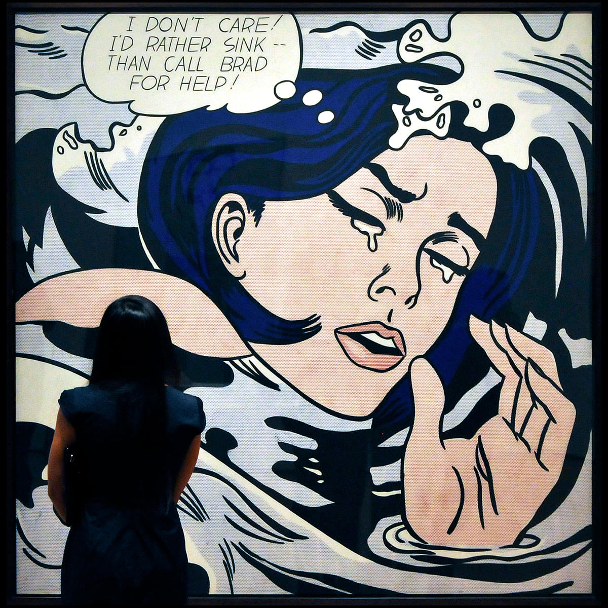 Roy Lichtenstein, Drowning Girl (1963)