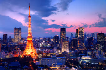Get a bird's-eye view of this stunning city from Tokyo Tower