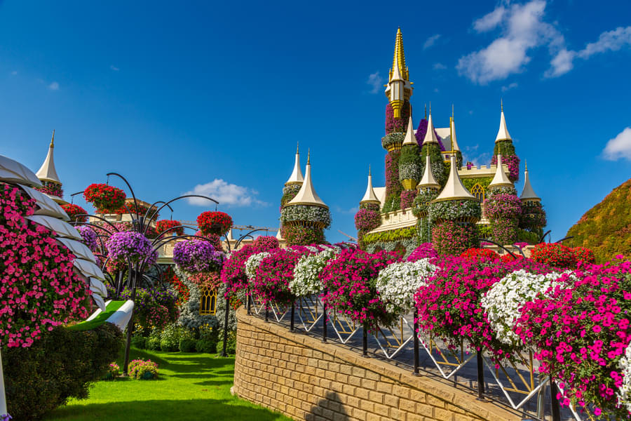 Floral Castle in Dubai Miracle Garden