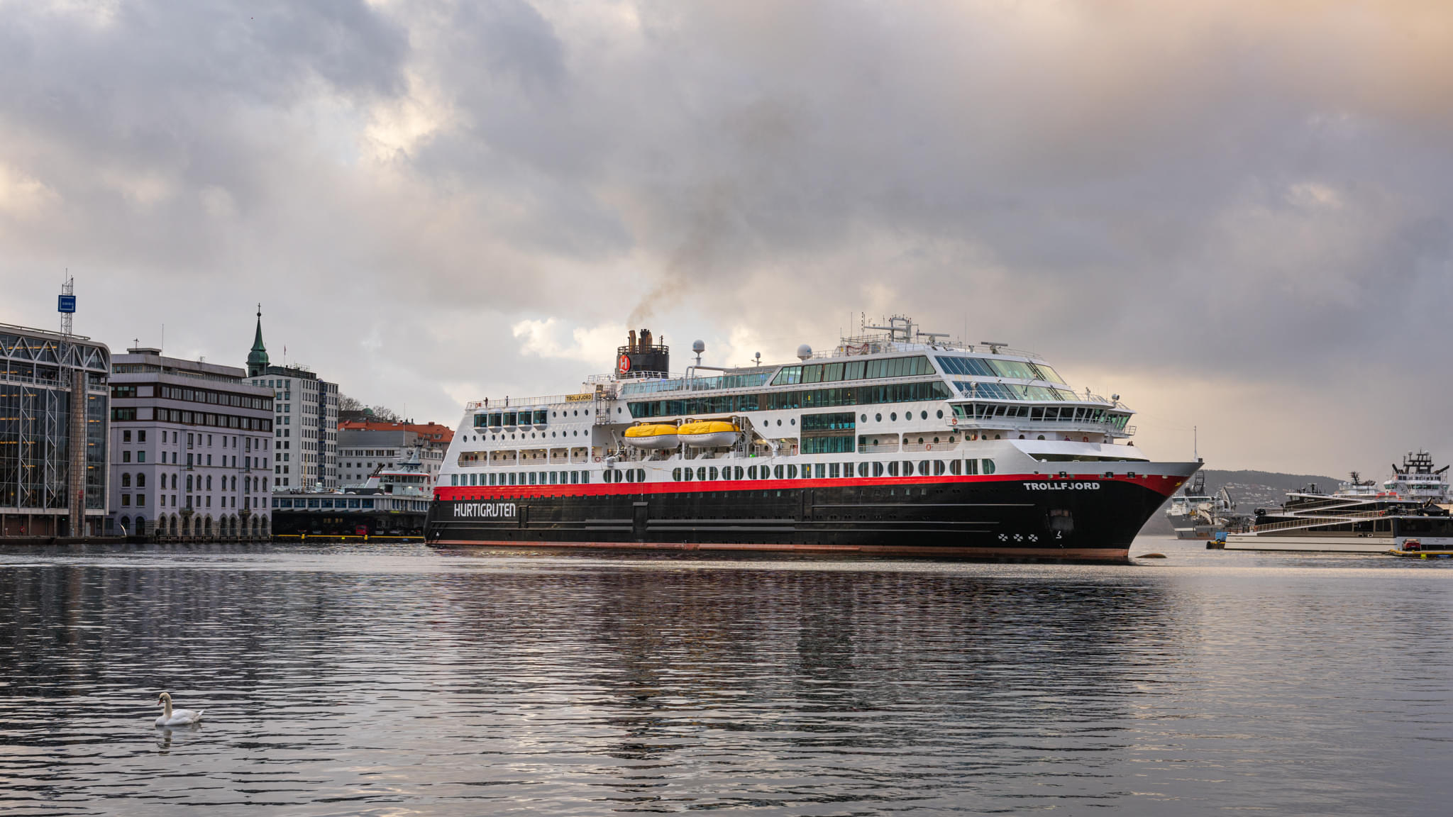 Take the Trollfjord cruise